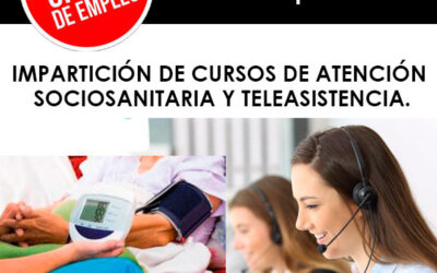 SE NECESIA URGENTE, DOCENTE ESPECIALIZADO EN IMPARTICIÓN DE CURSOS DE ATENCIÓN SOCIOSANITARIA Y TELEASISTENCIA.