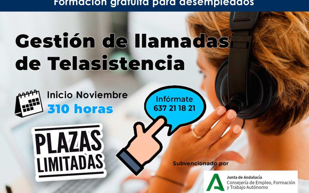 CURSO DE GESTIÓN DE LLAMADAS DE TELEASISTENCIA.